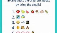 Children's Books Emoji Pictionary | Childrens books, Classroom writing, Student writing