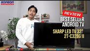 Unboxing Sharp ANDROID 32 Inch 2T-C32BG1i | LED TV Terbaik 2023 😍
