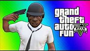 GTA 5 Online Funny Moments - Bullet Proof Helmet, Trolling Ohm, ATV Fun!