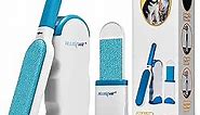 Lint and Pet Hair Remover for Laundry, Clothes, Couches, Car Seats, Furniture and Fabric. Reusable Dog and Cat Fur Wizard Removal Brush.Travel Lint Brush Included. ALLISTAR