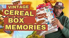 Looking Back at 80s and 90s Vintage Cereal Boxes