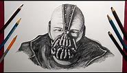 Drawing Bane The Super Villain| The dark knight rises Bane|