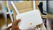 Huawei B612 Orange Flybox 4G+ Turbonet Router Unboxing, Setup and Connection