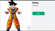 HOW TO BECOME GOKU FOR FREE IN ROBLOX