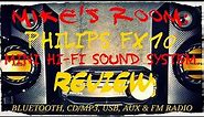 Mike's Room: Philips FX10 Mini Hi-Fi Home Stereo System(LIVE AUDIO PREVIEW)