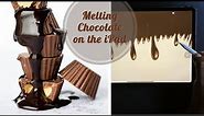 Melting Chocolate 🍫🍪 on the iPad pro
