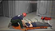 Patient packaging with the SKED® Basic Rescue System - Easy Patient Drag in Confined Space | CMC