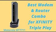 Best Gateway (Modem and Router Combo) for Comcast Xfinity Triple Play - Motorola MT7711
