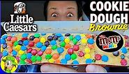 Little Caesars® COOKIE DOUGH BROWNIE WITH M&M's® MINIS Review 🍪🍫🟤 | Peep THIS Out! 🕵️‍♂️