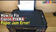 How to Fix Canon G2010 Series Paper Jam or E03 Error and Support Code 1300 | INKfinite