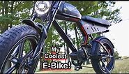 GForce ZM 750w E-bike Review! A Fast Fat Tire Electric Bike!
