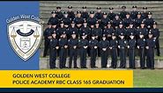 Police Academy RBC Class 165 Graduation