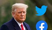 Twitter, Facebook lock out Trump
