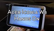 Acer Iconia W3 8" Windows 8 Tablet with Keyboard Dock Hands On