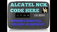 How to Unlock Vodafone Alcatel Link Zone MW40_HP_02.00_07