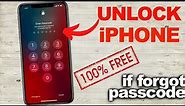 How to Unlock Your Iphone When Forgot Passcode Lockscreen Bypass 100Working and Free!
