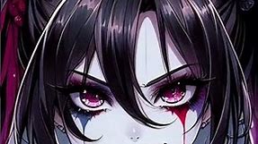 Gothic Harley Quinn - Anime Style
