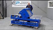 Portable Parts Conveyor Flipper Table
