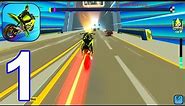 Moto Rush - Gameplay Walkthrough Part 1 Levels 1-8 (Android,iOS)