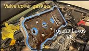 Toyota Camry V6 valve cover gasket replacement: Remove intake manifold V6 Lexus es300