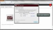 Adobe Digital Editions & Create Adobe ID