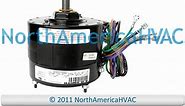 OEM York Coleman Luxaire Condenser FAN MOTOR 1/8 HP 208-230v Replaces A.O.Smith F42E05A50