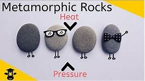 Metamorphic rock examples ( Rocks formed from heat and pressure )