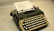 SOLD! Smith Corona Typewriter Large Font Portable Manual Typewriter For Sale on eBay
