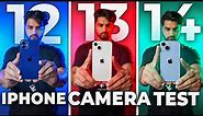 iPhone 12 Vs 13 Vs 14 Camera Test | Full Comparison | All Modes | Mohit Balani