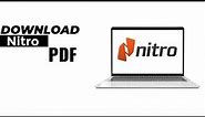 how to download and install nitro pdf on windows.