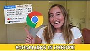 How to ADD AND MANAGE BOOKMARKS in GOOGLE CHROME | Add Bookmark, Bookmarks Manager, Bookmark Folders