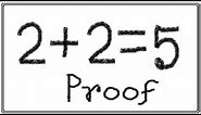 2 + 2 = 5 How | Breaking the rules of mathematics | Fun of Mathematics: Ep 1