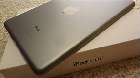iPad Mini 2 with Retina Display Unboxing & First-Boot Impressions (Space Gray, 16GB Wi-Fi)