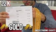 What are GOLD KARATS ? 22K GOLD CHAIN Video Review