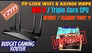 TP-Link AX10 router unboxing in 2024 / WiFi 6 AX1500 / Budget Gaming Router Tri-Core CPU /5G Router