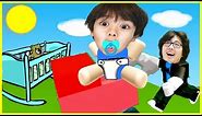 ROBLOX Adopt and raise a cute kid! Let's Play Family Game Night with Ryan's Family Review