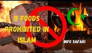 11 Foods Prohibited in Islam| Islamic Dietary Laws| Understanding Halal and Haram| Info Safari