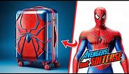 AVENGERS but SUITCASE 💥 All Avengers Charcters #avengers #marvel #spiderman #ironman