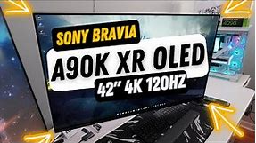 SONY 42-inch A90K Bravia XR OLED TV Review 4K PC Gaming Monitor : XR42A90K