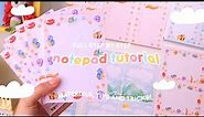 DIY NOTEPADS TUTORIAL ✨ complete step by step how to make notepads / materials, gluing & mounting