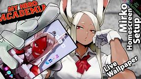 Rabbit HERO - Mirko - Live Wallpaper & Android setup - Customize your Homescreen- EP174 (MHA Theme)