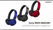 MDR-XB650BT EXTRA BASS Wireless Headphones with Bluetooth