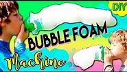 BUBBLE FOAM machine * DIY HOMEMADE Bubbles MACHINE