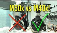Here's Why Audio-Technica's M40x is Better vs M50x (Review + Comparison)