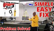 SIMPLE, EASY, AFFORDABLE {Harbor Freight Electric Hoist Install In My Garage}