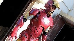 Iron man Suit Mark VI ( Mark - 6 ) part-12 " FULL SUIT WITH COLOR & ELECTRONICS " (Metal)