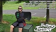 Battery Tender 2000 AMP Portable Lithium Jump Starter with Power Station & 100 Watt inverter Review!