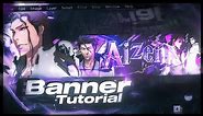 How To Make Cool Anime Youtube Banner On Android/Ios | Ibispaint X Tutorial