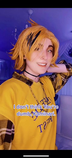 Pov: Shinsou finally confesses his feelings to Denki 💔⚡️#shinkami #myheroacademia #denkikaminari #denkicosplay #foryou #shinsouhitoshi #fy