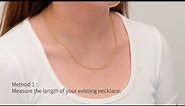 GJ | How To Measure Necklace Length